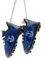 Everton FC Mini Football Boots Hanging Ornament, Blue and white