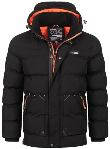 Geographical Norway Herren Winter Jacke warm gefüttert Parka Steppjacke Outdoor gesteppt