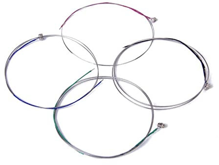 UPKOCH Corde in Acciaio per Violino 4/4 e 3/4 Set Corde Gdae Estremità Suono Brillante e Risposta Rapida per Principianti e Studenti
