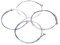 UPKOCH Corde in Acciaio per Violino 4/4 e 3/4 Set Corde Gdae Estremità Suono Brillante e Risposta Rapida per Principianti e Studenti