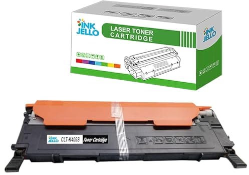 InkJello kompatibel Toner Patrone Ersatz für Samsung CLP-360 CLP-365 CLP-365W CLX-3300 CLX-3305 CLX-3305FN CLX-3305FW CLX-3305W Xpress SL-C410W SL-C460FW SL-C460W CLT-406S (Schwarz, 1-Pack)