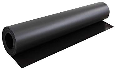 MagFlex® Flexible Black Magnetic Sheet for Creating Magnetic Pictures, Artwork, Signs or Displays - 620mm Wide - 5m Length