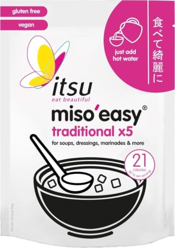 Itsu Miso' Easy Traditional Soup Paste, 5 x 21g