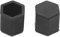 Fiween Gummi 20pcs 15mm Auto-Rad-Reifen Reifen Mutter Schraube Abdeckkappen Hub-Schutz-Schwarz