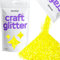 Hemway fluorescent UV Craft Jaune Glitter - Chunky 1/40 0.025 Pour Glitter Arts Craft Gobelets papier de verre Décorations de bricolage - 100 g