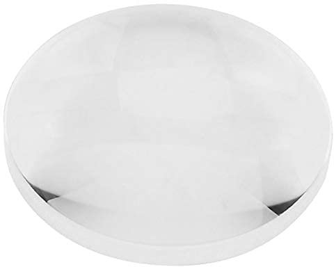 K9 Glaslinse, Konvexe Linse, doppelte K9, optisches Glas, Konvexe Linse, 100 mm, Brennweite, Lupe für physikalische Optik Experimente