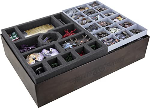Feldherr Schaumstoff-Set + Organizer kompatibel mit Sword & Sorcery: Die Alten Chroniken - Brettspielbox