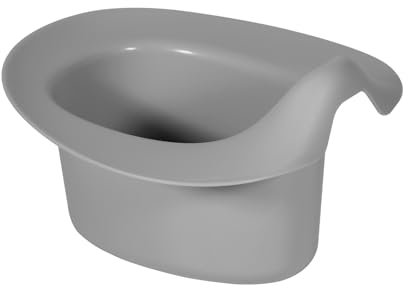 Kindsgut Pot à tenir le bébé, Pot bébé WC/toilette, couleurs discrètes, sans couche, adapté à l'enfant, gris foncé