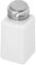ViaGasaFamido 200 ml Lösungsmittelspender Presstyp ESD-sichere Alkohol-Wasserflasche Antistatische quadratische Flasche mit Edelstahldeckel Anti-Splash Static Dissipative Blue Weiß