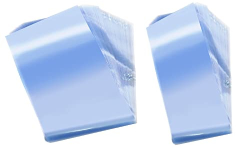 VGOL 100 Stück Wärmeschrumpfbare Folien Staubdichte Fernbedienungshülle PVC-Schutzhülle für TV Klimaanlage Fernbedienung, 50stk 8 X 25 cm Und 50stk 6 X 35 cm