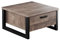 trendteam smart living - Couchtisch Wohnzimmertisch - Wohnzimmer - Emile - Aufbaumaß (BxHxT) 80 x 45 x 80 cm - Farbe Tabak Eiche mit Matera - 2029110C5