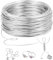 Romon Filo Alluminio 2 mm X 30 M, Filo Alluminio Di Modellabile, Filo Metallico In Alluminio, Filo Per Gioielli Per Gioielli Abbellimenti