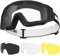 OneTigris Airsoft Brille, Taktische Schutzbrille mit 3 Wechselobjektive, Jagdbrille mit CE EN166 und ANSI Z87.1, Airsoft Gläser für Paintball, Jagd, CS, Radfahren, Outdoor, Schwarz