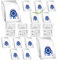 12 Sacchetti per la polvere adatti per Aspirapolvere Miele GN 3D Complete C2 C3, Classic C1, S2000 S5000 S8000 Serie, Sacchetto per la polvere con 8 filtri