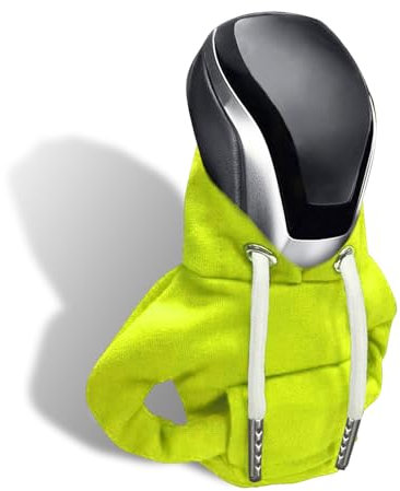 deemars Gear Shift Hoodie, Car Gear Shift Cover, Funny Car Gear Shift Cover, Automotive Interior Cute Gadgets, Car Accessories and Decorations Universal Fit Knob Cover Gift (Green)