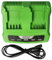 vhbw Chargeur Double Compatible avec Greenworks DD24L1520, G24B2, G24B4, HT24B210, MO24B410, MO48B2210 Batteries Li-ION d'outils