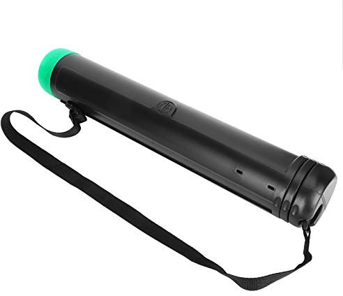 Transportrolle Zeichenrolle, Teleskop-Transportrohr, Aufbewahrungsröhre Zeichnungen mit verstellbar Gurt Transportrohr für zeichnungen Kunstwerke Malerei Karton, Länge 50 cm bis 90 cm