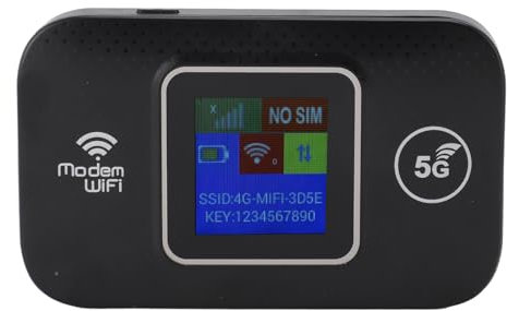 4G-Router, Taschen-4G-WLAN-Hotspot-Gerät, 300 Mbit/s Mobiler Hochgeschwindigkeits-Router mit Micro-SIM-Karte, Unterstßtzt Mehr Als 10 Geräte, USB-Stromversorgung fßr Unterwegs