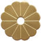 Tiazza 10 rondelle per piastra posteriore in ottone, decorazione classica per mobili, accessori hardware in ottone (ottone)