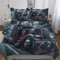 PAZZK LKW Bettwäsche-Set, 3D Motiv, Bettbezug 3teilig Mit Kopfkissenbezug Für Jungen Mädchen Schlafzimmer Atmungsaktiv Mikrofaser Deckenbezug Double (200x200cm)