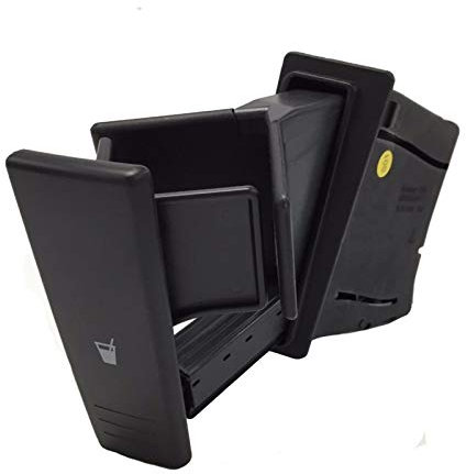 SZDGJ Support d'eau de Console Avant Noir, Porte-gobelet de Boissons, for VW, for Polo, 9N 2002-2010 6Q0 858 602 GEBCDF 1QA Porte-gobelet d'eau