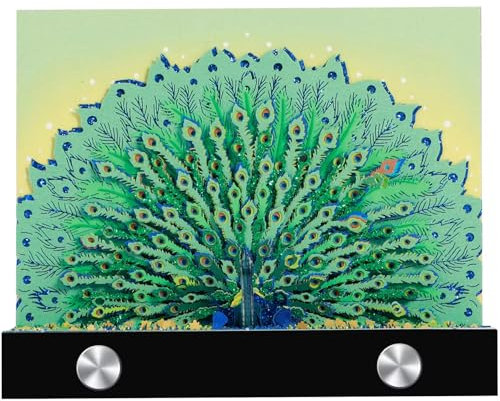 3D-Kalender, Kunstblöcke, 3D-Notizblock, Kalender 2025, 3D-Pfauen-Papier, Skulptur, Kunst, Notizblock, reißfest, antihaftbeschichtet, Wochenkalender, Notizblock, kreative Schreibtisch-Dekoration