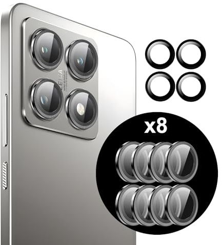 zZjoOoj Protector de cámara para Xiaomi 14T, protector de pantalla de cámara individual para Xiaomi 14T [HD Clear] [Multi-color] Pack de 2