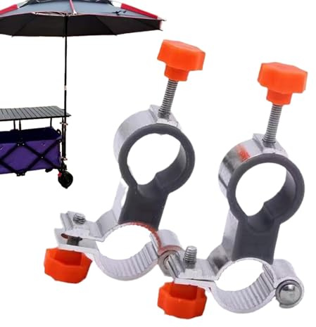 Terrassen-Schirmständer für Sonnenschirme, Schirm-Stuhlklemme, Bank-Schirmhalter-Clip, Aluminium-Schirm-Clip, Outdoor-Schirmhalter, Angelausrüstungszubehör, tragbarer Halter für die Schirmmontage