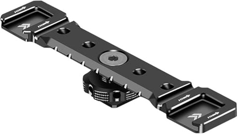 Supporto per microfono a freddo, asta di prolunga, supporto per microfono, luce LED per action camera, gabbia per telefono accessori