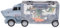 Didiseaon 1 Set Giocattolo Di Dinosauro Camion Di Animali Divertenti Giocattoli Per Camion Portacontainer Transport Dinosaur I Dinosauri Tirano Indietro Le Auto Plastica Blu