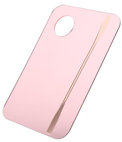 TOPPERFUN Acrylic Paint Tray Makeup Foundation Mixing Plate for Makeup Spatula Foundation Palette Beauty Spatula Pigment Board