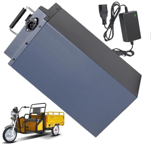 FREEDOH 60V Motorradbatterie 60V 15Ah 20Ah 25Ah 30Ah 35Ah 40Ah 45Ah 50Ah 55Ah 60Ah 65Ah Lithium-Ionen-Batterie für 0-3900W Motor mit Ladegerät
