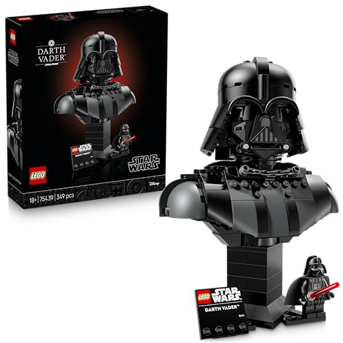 LEGO Star Wars 75439 Darth Vader Büste - Modellbau für Erwachsene - inkl. sammelbarer Minifigur mit rotem Lichtschwert - Geschenkidee für Fans von Eine Neue Hoffnung
