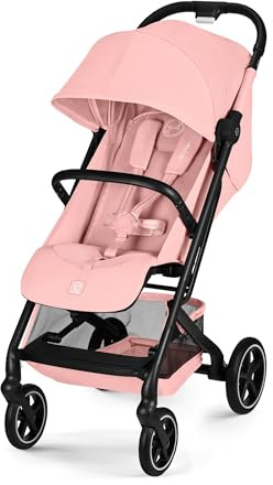 CYBEX Gold Buggy BEEZY, All-Terrain, ab 0-4 Jahre, Candy Pink | Ergonomische Liegeposition, ab Geburt bis ca. 4 Jahre, kompakt faltbar, Einhand-Gurtsystem, All-Terrain Räder