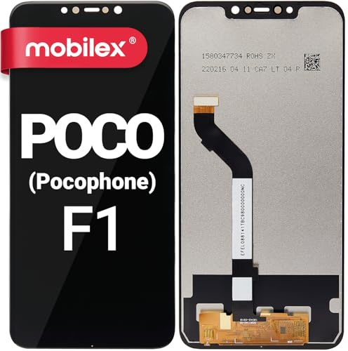 MOBILEX® Pantalla LCD para Xiaomi Pocophone F1 / Poco F1 (2018) (M1805E10A) | Display + Táctil | Resolución Original | Sin Marco | Repuesto OEM