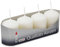 12er Pack Stumpenkerzen weiß, ca. 40 x 60 mm (12 x 4 Stück) Kerze Kaminkerze Laternenkerze Dekoration