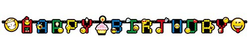 Generique - EmoticonsGirlande Happy Birthday 193cm
