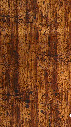 Wachsverzierfolien Holzmaser Anzahl 10 Stück, Größe 155 x 90 mm, Farbe kupfer/braun