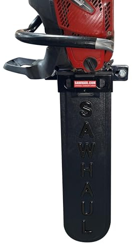 SawHaul Sägenhalter mit Universalhalterung für Traktoren, UTV, Mäher, alle Marken Standard Bar up to 20 Long schwarz