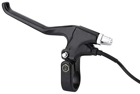 Alomejor 1 Paar elektrische Bremse V-Typ Aluminiumlegierung Bremshebel mit 2 Drähten links rechts für E-Bike-Fahrräder 22,5 mm