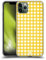 Head Case Designs Giallo Pattern Gingham Custodia Cover in Morbido Gel Compatibile con Apple iPhone 11 PRO Max