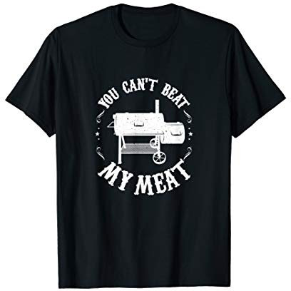 Funny BBQ Pit Reverse Flow Smoker Accessory Dad Grill Gift T-Shirt