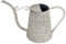 Moritz Retro - Jarra de zinc antigua como decoración para interior y exterior para plantas y flores con adornos