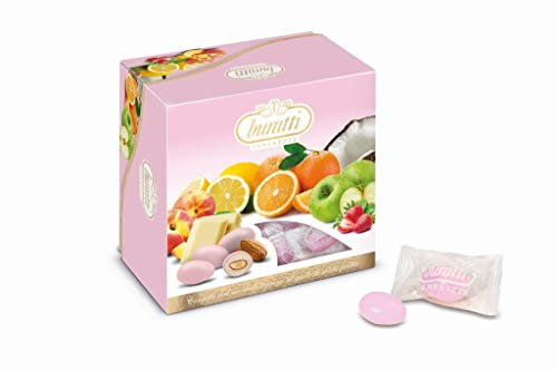 Buratti Confetti Tenerezze Vassoio Misto Frutta Rosa - 0.50 kg