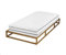 Sleep & Protect wasserundurchlässige Molton-Matratzenauflage für Topper 0808316 weiß 1x 90x200 cm