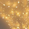 QBIS 400 Cluster Lights. Warm White Cluster Christmas Lights. LED Cluster Fairy Lights Plug in String Lights on Silver Wire. (400 LED Warm White (Silver Wire))