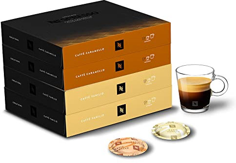 Nespresso Professionnel - Assortiment Creations - 200 Capsules de Café (4 boîtes de 50) - Adapté aux Professionnels