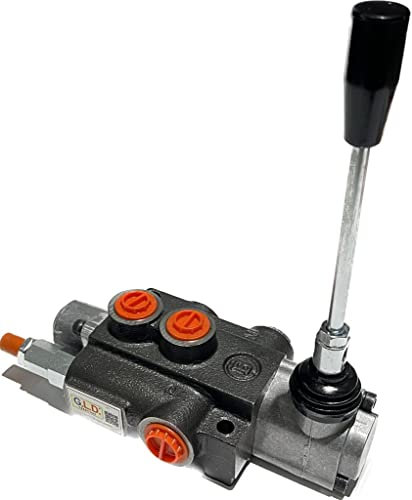 G.L.D. Forniture Distribuidor Hidráulico para Tractor Doble Efecto 3/8 a 1 Palanca, Acero Inoxidable, 45 Litros, 300 Bar