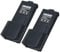 Walkie Talkie Battery Pack, 2pcs 7.4V 3800mAh 2 Way Radio Li Ion Battery for UV 5R 5RA 5RB 5RC 5RD 5RO 5RE UV 5X3 UV 5RTP UV 5R Plus and More