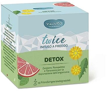 Neavita Twice - Tisana a Freddo Detox (15 FiltroScrigno)